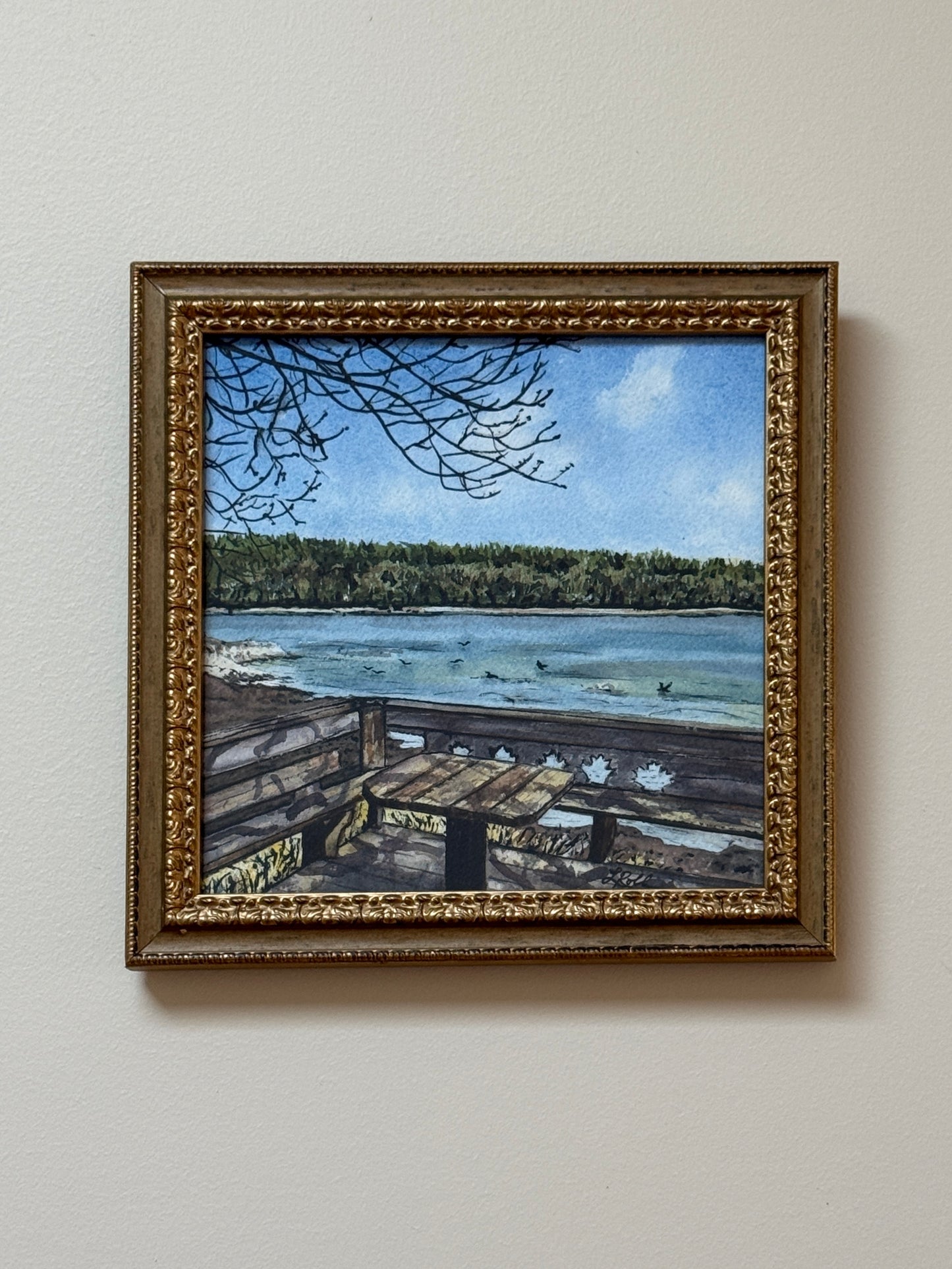 A Seat for Spring - Original