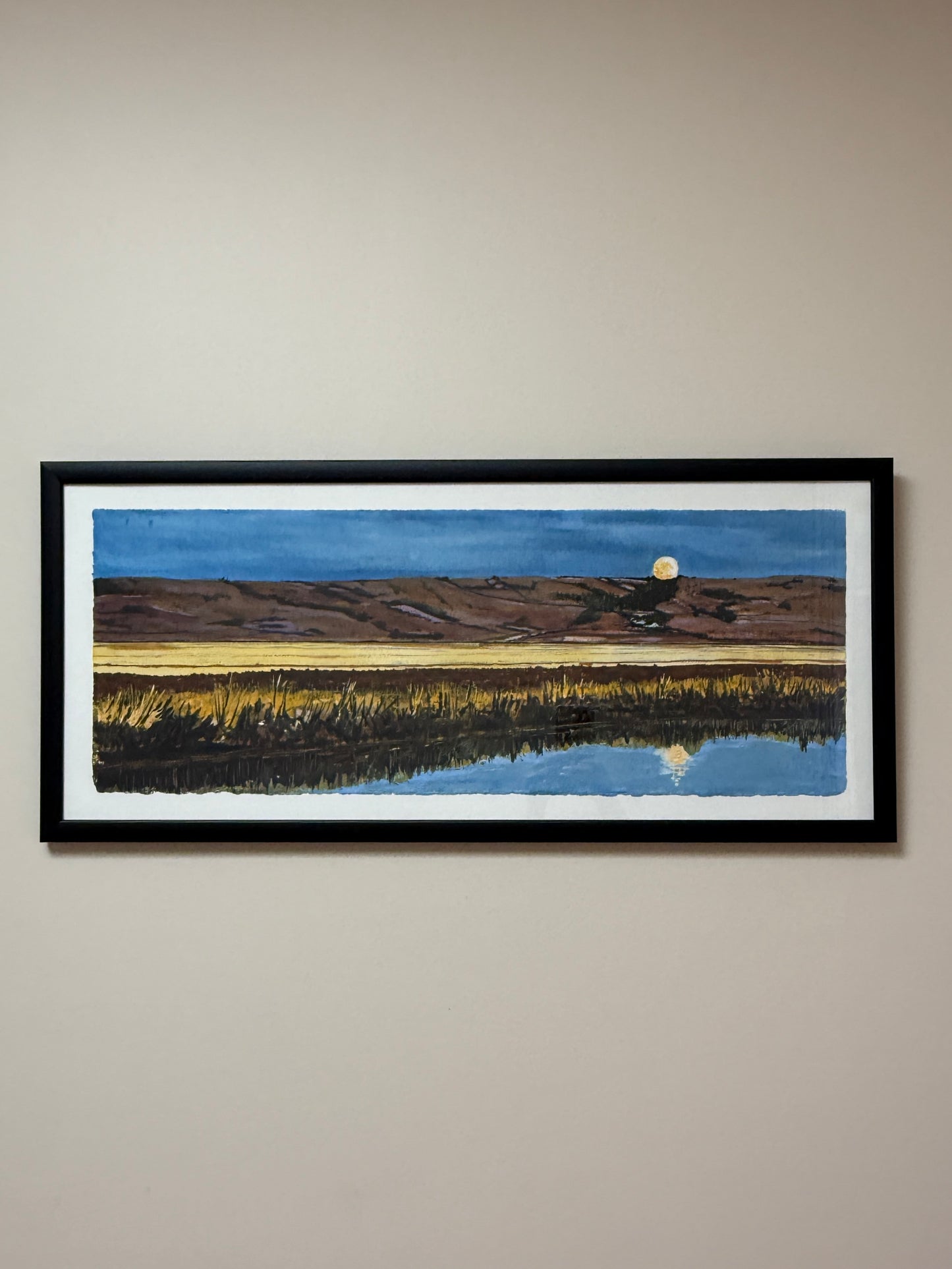 Moon Over the Qu’Appelle - Original